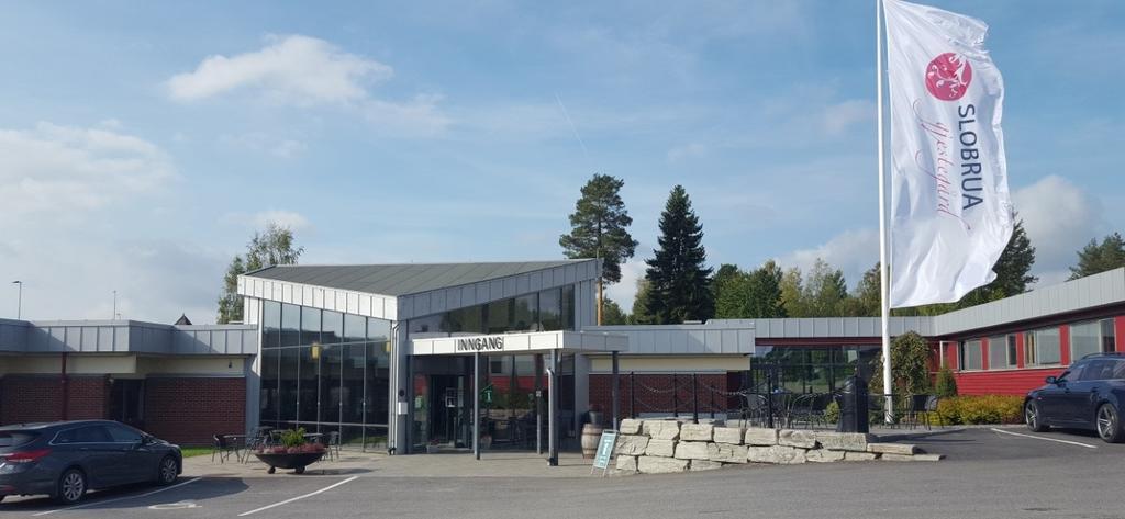 Slobrua Gjestegard Skarnes Stasjonsby Kültér fotó